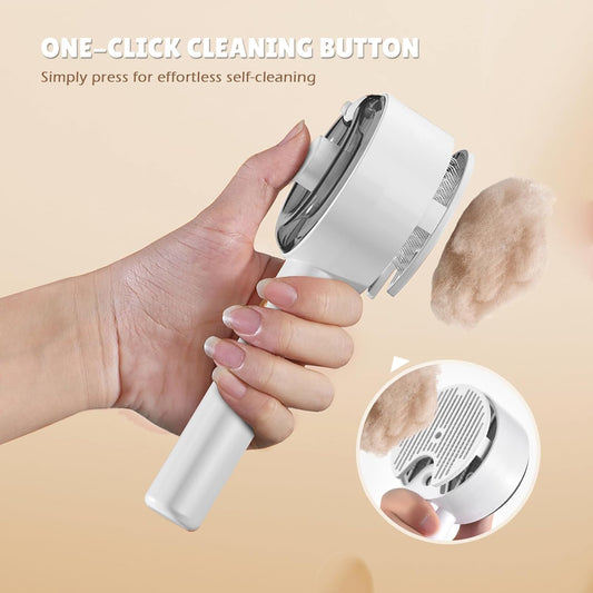 VaporPure™ Elite 4-in-1 Pet Hydro-SPA Brush for Cats & Dogs
