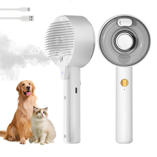 VaporPure™ Elite 4-in-1 Pet Hydro-SPA Brush for Cats & Dogs